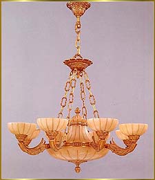 Alabaster Chandeliers Model: RL 1541-92